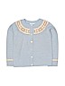 Best & Co. 100% Merino Wool Blue Cardigan Size 4 - photo 1