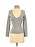 ALOT Gray Long Sleeve Top Size 2 - photo 1
