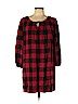 Madewell 100% Polyester Red Casual Dress Size L - photo 1