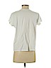Zara 100% Cotton White Short Sleeve Top Size S - photo 2
