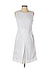 Diane von Furstenberg 100% Cotton White Casual Dress Size 6 - photo 1