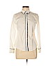 Banana Republic 100% Cotton White Long Sleeve Button-Down Shirt Size 6 (petite) - photo 1