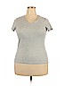 Faded Glory 100% Cotton Gray Short Sleeve T-Shirt Size XXL - photo 1