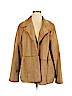 Lane Bryant 100% Leather Tan Leather Jacket Size 28 - 26 Plus - photo 1
