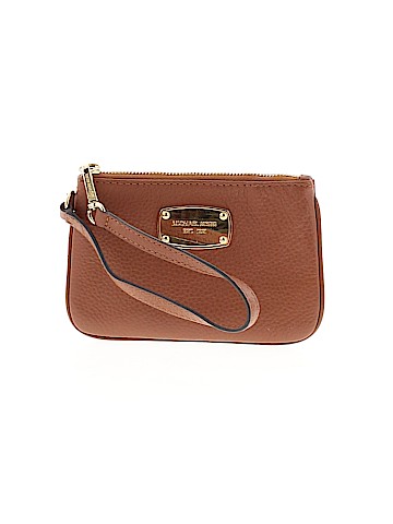 MICHAEL Michael Kors Leather Wristlet (view 1)