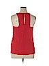 Skies Are Blue 100% Polyester Red Sleeveless Blouse Size XL - photo 2