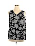 Apt. 9 100% Polyester Black Sleeveless Blouse Size XL - photo 1