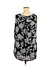Apt. 9 100% Polyester Black Sleeveless Blouse Size XL - photo 2