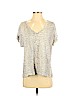 Joie 100% Linen Gray Short Sleeve T-Shirt Size S - photo 1