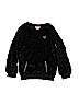 Juicy Couture 100% Polyester Solid Black Pullover Sweater Size 6 - photo 1