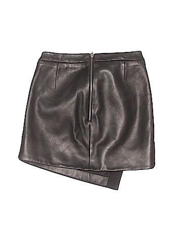 Michelle Mason Leather Skirt (view 2)