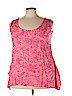 Woman Within 100% Rayon Pink Sleeveless Blouse Size 22 (1X) - photo 1