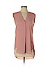 H&M 100% Polyester Pink Sleeveless Blouse Size 4 - photo 1