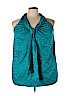 Lane Bryant 100% Polyester Blue Sleeveless Blouse Size 26 - photo 1