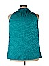 Lane Bryant 100% Polyester Blue Sleeveless Blouse Size 26 - photo 2