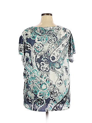 Terra & Sky Short Sleeve Blouse (view 2)