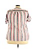 Assorted Brands White Short Sleeve Blouse Size XXL - photo 2