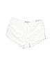 Topshop 100% Cotton White Denim Shorts Size 16 - photo 1