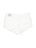 Topshop 100% Cotton White Denim Shorts Size 16 - photo 2