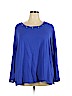 Cato Blue 3/4 Sleeve Blouse Size 26 - 28 - photo 1