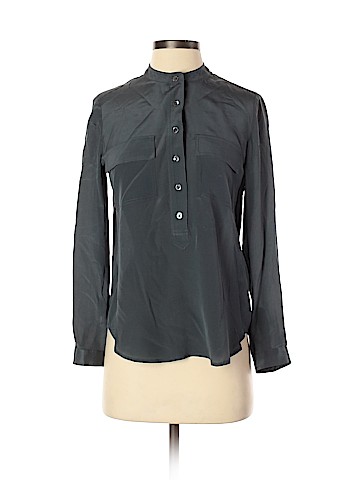 Banana Republic Long Sleeve Silk Top (view 1)