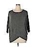 Kim & Cami Gray Short Sleeve Top Size XL - photo 1