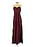 Jenny Yoo Collection 100% Silk Burgundy Cocktail Dress Size 4 - photo 1