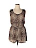 rue21 100% Rayon Brown Romper Size XL - photo 1