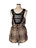 rue21 100% Rayon Brown Romper Size XL - photo 2