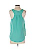 Mossimo 100% Polyester Teal Sleeveless Blouse Size S - photo 2
