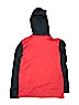 Under Armour 100% Polyester Red Zip Up Hoodie Size L (youth) - photo 2
