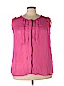 Worthington 100% Polyester Pink Sleeveless Blouse Size 3X - photo 1
