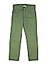 H&M 100% Cotton Solid Green Jeans Size 6 - 7 - photo 1