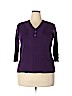 DressBarn Purple Pullover Sweater Size 1X - photo 1