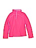 Layer 8 100% Polyester Solid Pink Fleece Jacket Size M (youth) - photo 1