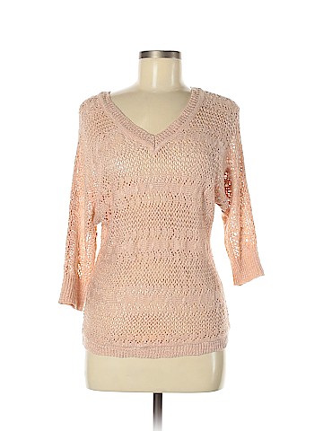 Pink Rose Pullover Sweater (view 1)