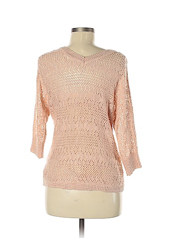 Pink Rose Pullover Sweater (view 2)