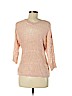 Pink Rose 100% Acrylic Pink Pullover Sweater Size M - photo 2