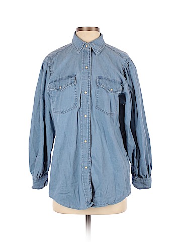 Zara Long Sleeve Button-Down Shirt (view 1)