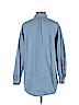 Zara 100% Cotton Blue Long Sleeve Button-Down Shirt Size XS - photo 2