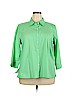 Studio Works Green Long Sleeve Button-Down Shirt Size 2X - photo 1