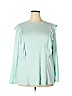 Lane Bryant Blue Long Sleeve Top Size 18 - 20 Plus - photo 1
