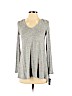 Iz Byer Gray Long Sleeve Top Size XS - photo 1