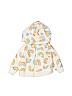 Cat & Jack Print White Zip Up Hoodie Size Newborn - photo 1