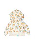 Cat & Jack Print White Zip Up Hoodie Size Newborn - photo 2