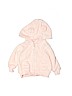 Carter's Solid Pink Zip Up Hoodie Size Newborn - photo 1