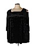 Catherines Black 3/4 Sleeve Top Size 22 - 24 - photo 1
