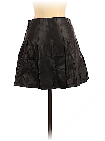 Love, Fire Faux Leather Skirt (view 2)