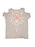 Mudd Girls Gray Short Sleeve T-Shirt Size 8 - photo 1