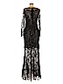 MARCHESA notte 100% Nylon Black Cocktail Dress Size 4 - photo 2